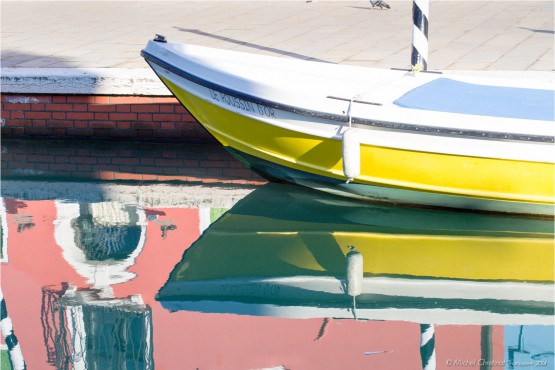 Burano island in Venice Lagoon