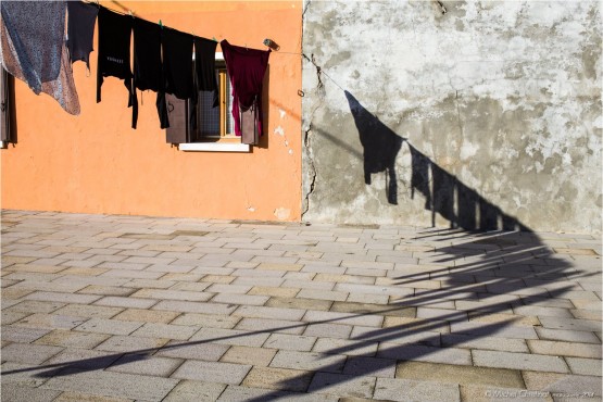 Burano island in Venice Lagoon