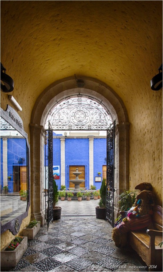 Colored Patio in Arequipa