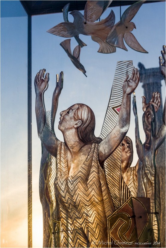 Glass statue in Murano