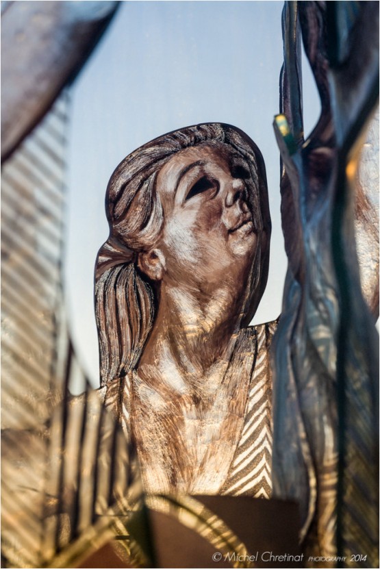 Glass statue in Murano