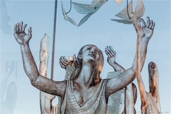 Glass statue in Murano