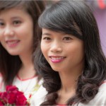 Portrait of students in Hanoï , Vietnam - Portraits d'étudiantes
