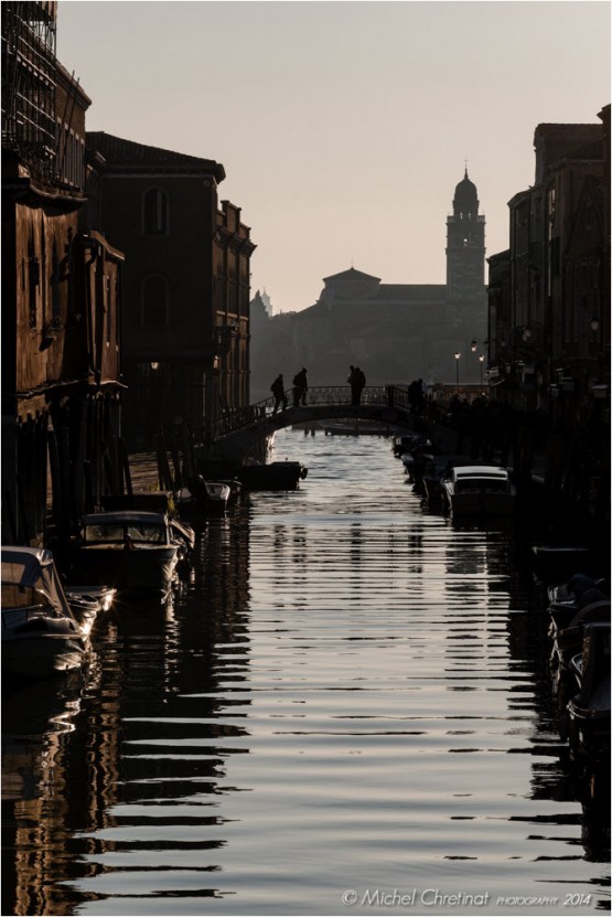 Murano island in Venice Lagoon