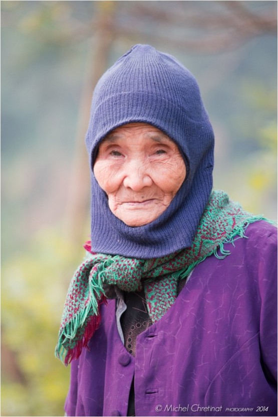Elderly woman : PU Luong Nature reserve , Vietnam 2013 - Reserve Naturelle de Pu Luong au Vietnam