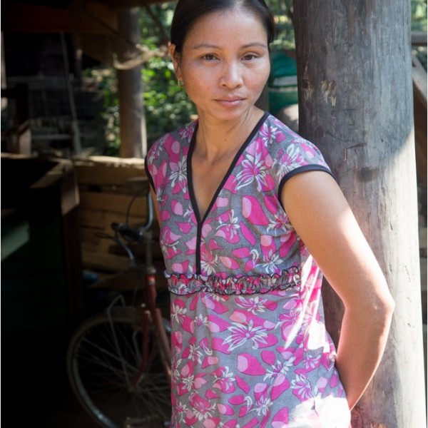 Young Woman Portrait : PU Luong Nature reserve , Vietnam 2013 - Reserve naturelle de Pu Luong au Vietnam
