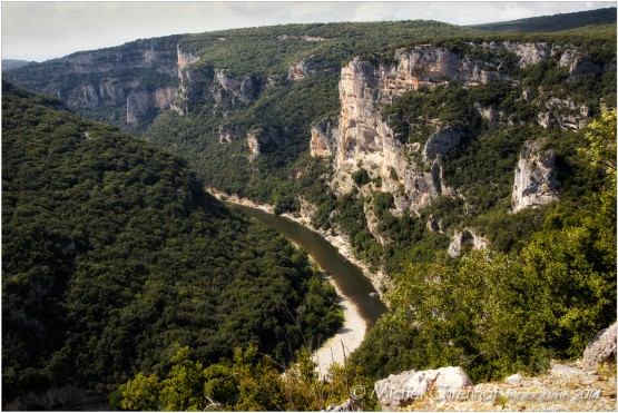 Gorges de l'Ardèche : cirque de Gaud
