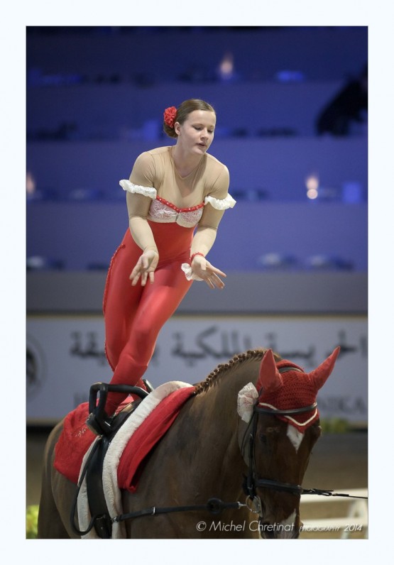 Vaulting: Audey Roth (FRA) & King du Sansson