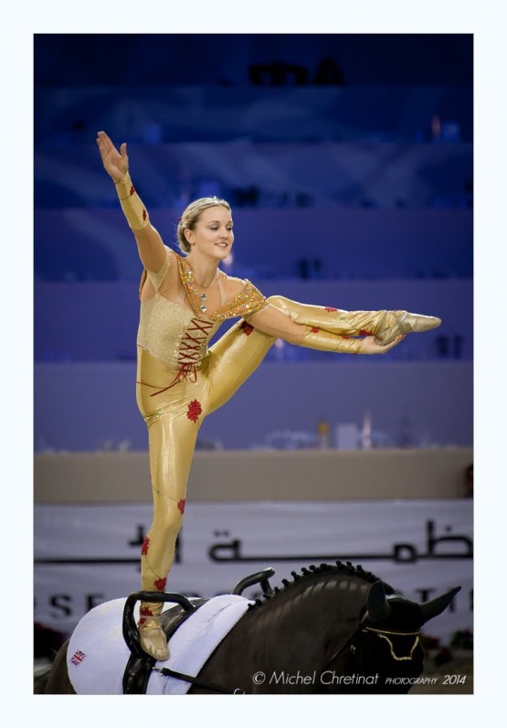Vaulting: Joanne Eccles (GBR) & W H Bentley