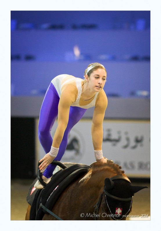 Vaulting: Katharine Wick (USA) & Luk
