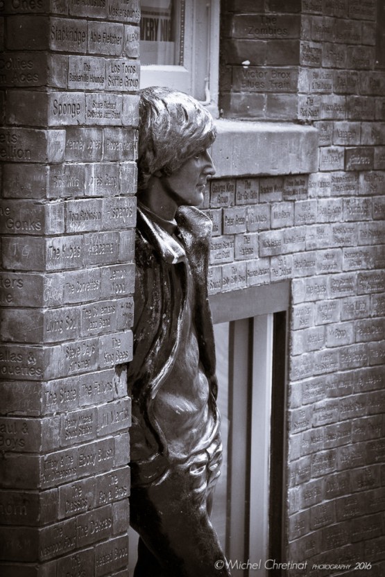 John Lennon Statue - Mathew street , Liverpool