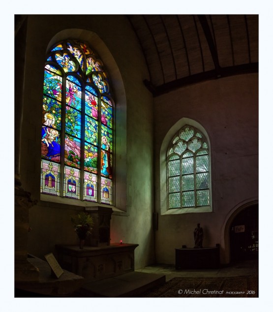 Rochefort en Terre , France - Stained Glass