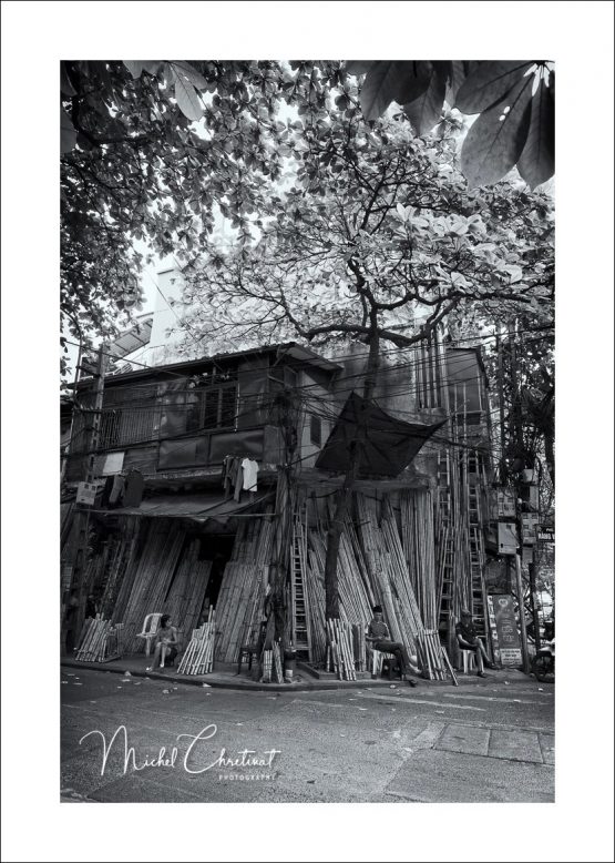 Bamboo Street in Hanoï
