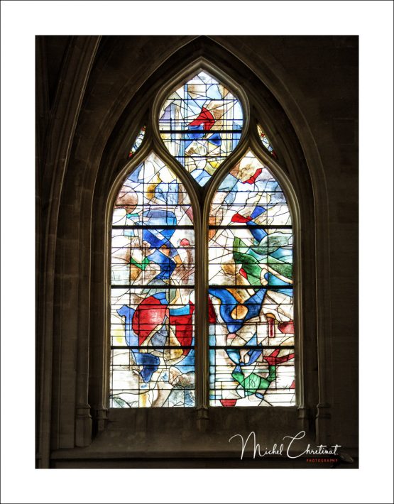La Picardie en Images : Cathedrale de Senlis : Vitrail moderne