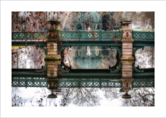 La Picardie en Images : Photo du pont des grands hommes dans le parc du château de Chantilly