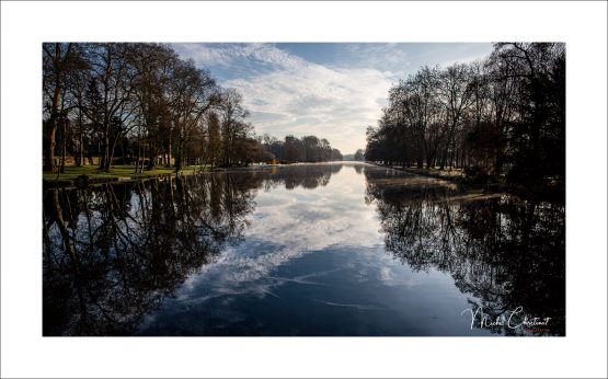 La Picardie en Images : Photo du grand canal , l'hiver