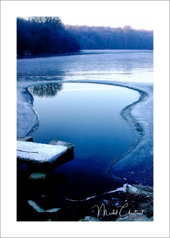 La Picardie en Images: les Etangs de Commelles - Photo des étangs gelés en hiver