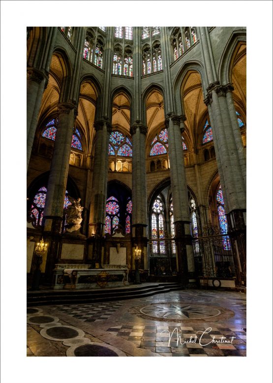 photo du Chœur  de la Cathédrale  Saint-Pierre  à Beauvais , plus haut Chœur gothique du monde