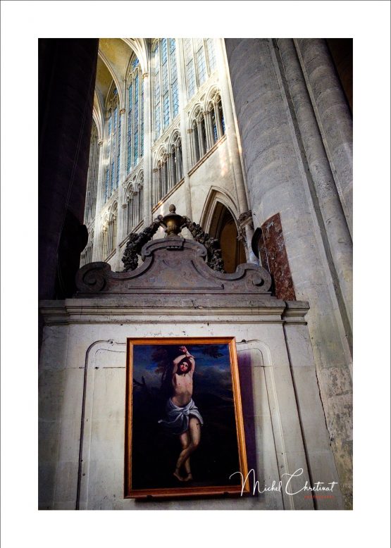 Photo de l'interieur de la Cathedrale Saint Pierre à Beauvais 