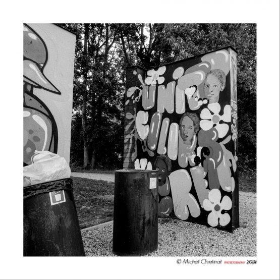 Fresque : United Colors of Creil sur l'île St Maurice