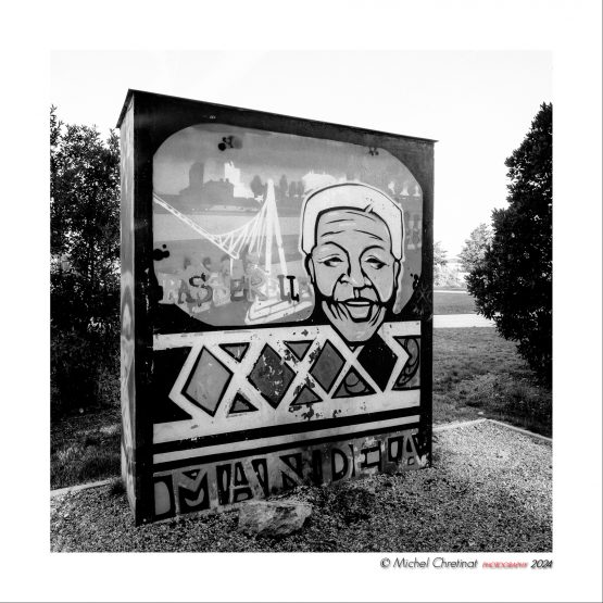 Fresque Mandela sur lîle St Maurice