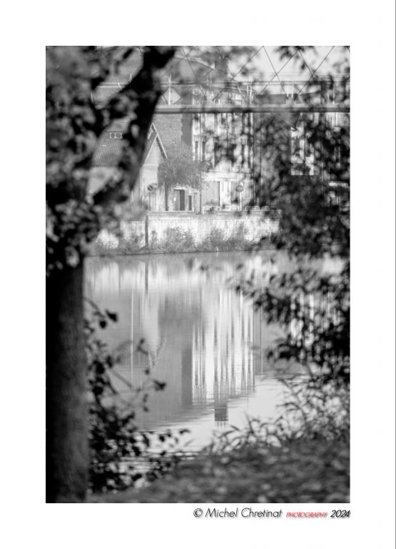 Quai d'Aval , depuis l'île St Maurice (en 2017)